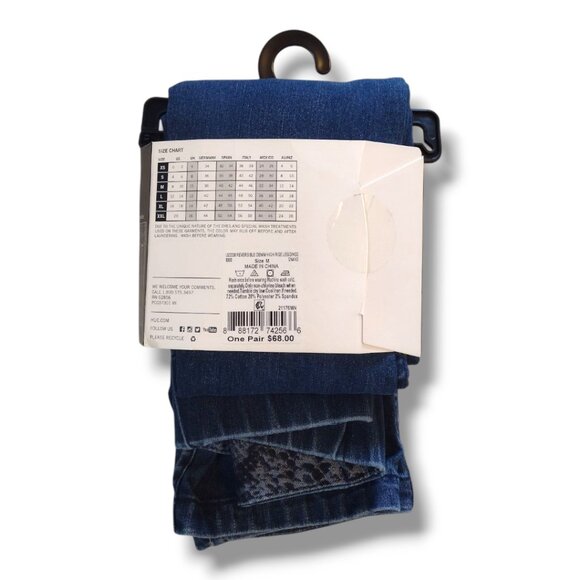 HUE High Rise Reversible Denim Leggings - Picture 9 of 9